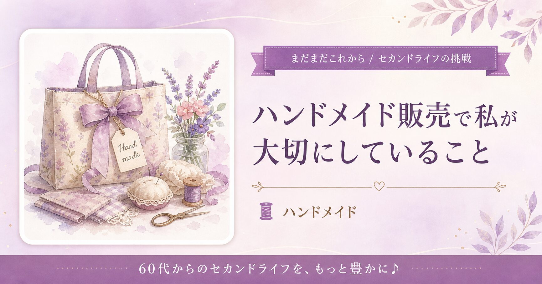 ハンドメイド販売で私が大切にしていること